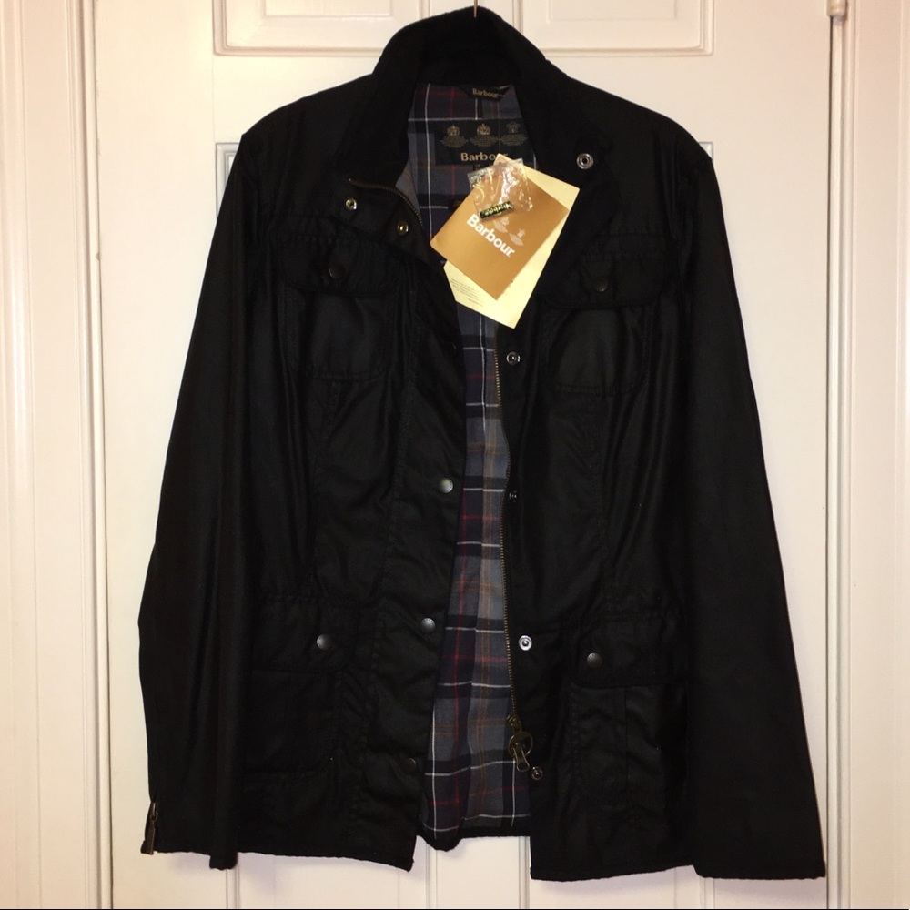 Black Waxed Barbour Jacket